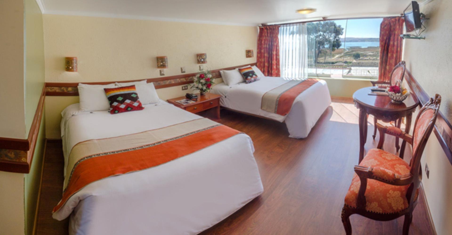 Standard twin or double Taypikala Hotel Lago Puno Standard twin or double Taypikala Hotel Lago Puno