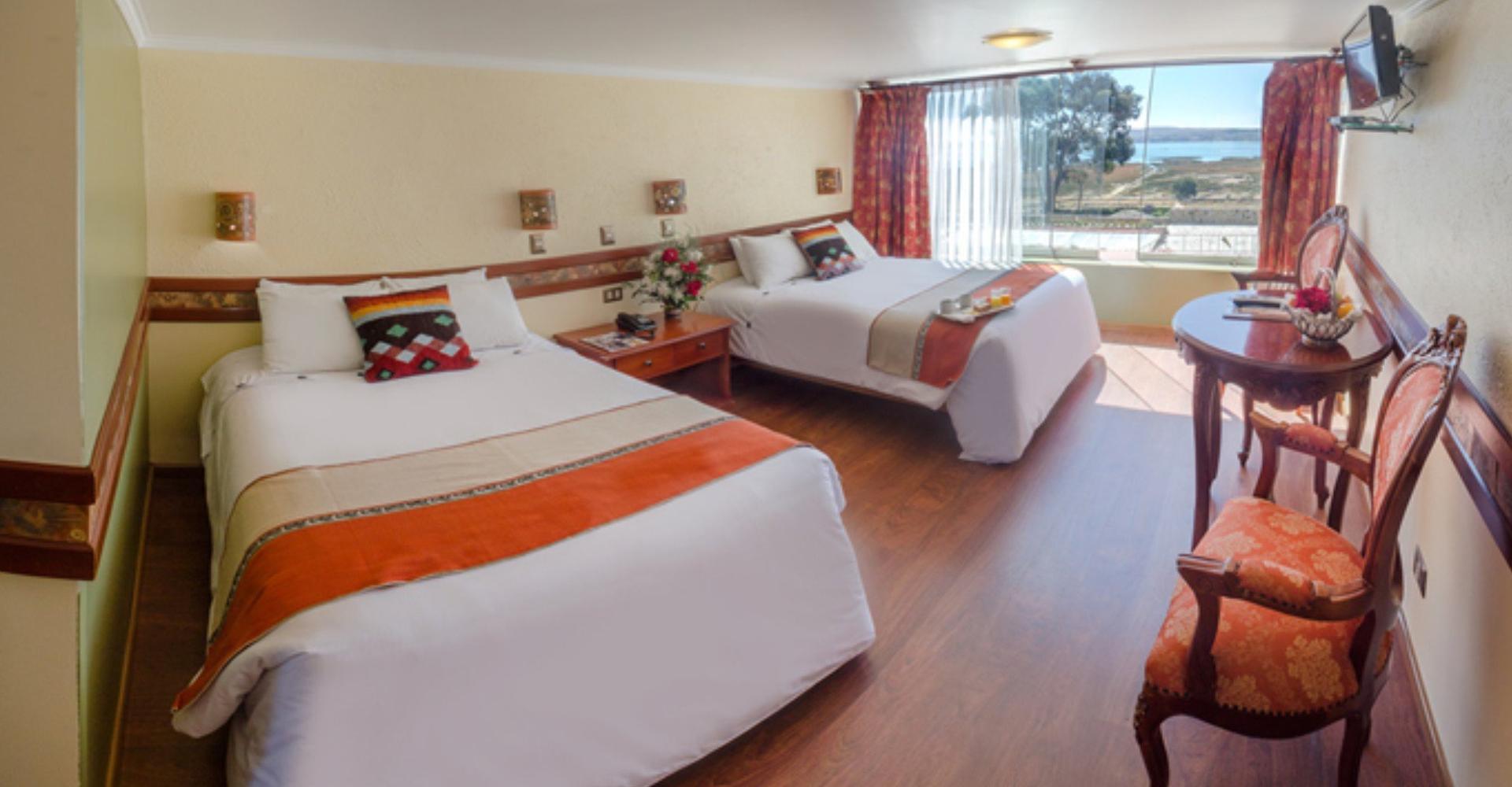 Standard twin or double Taypikala Hotel Lago Puno Standard twin or double Taypikala Hotel Lago Puno